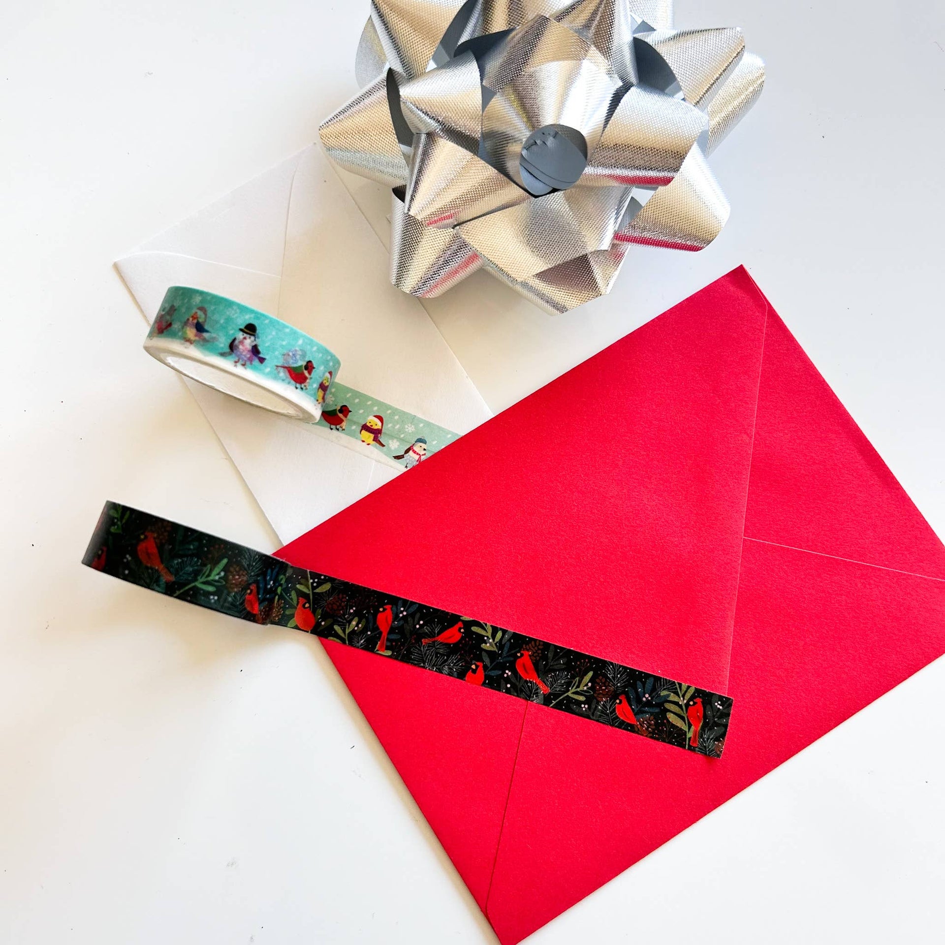 Girl of All Work - Holiday Birds Washi Tape