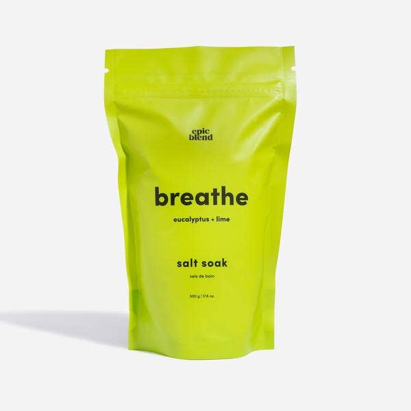 Breathe Bath Salts Soak Vegan | 17.6oz