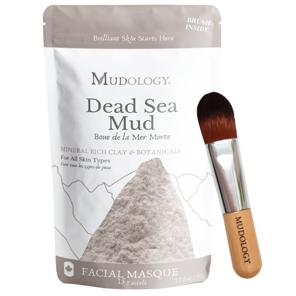 Mudology Dead Sea Mud facial mask with a brush
