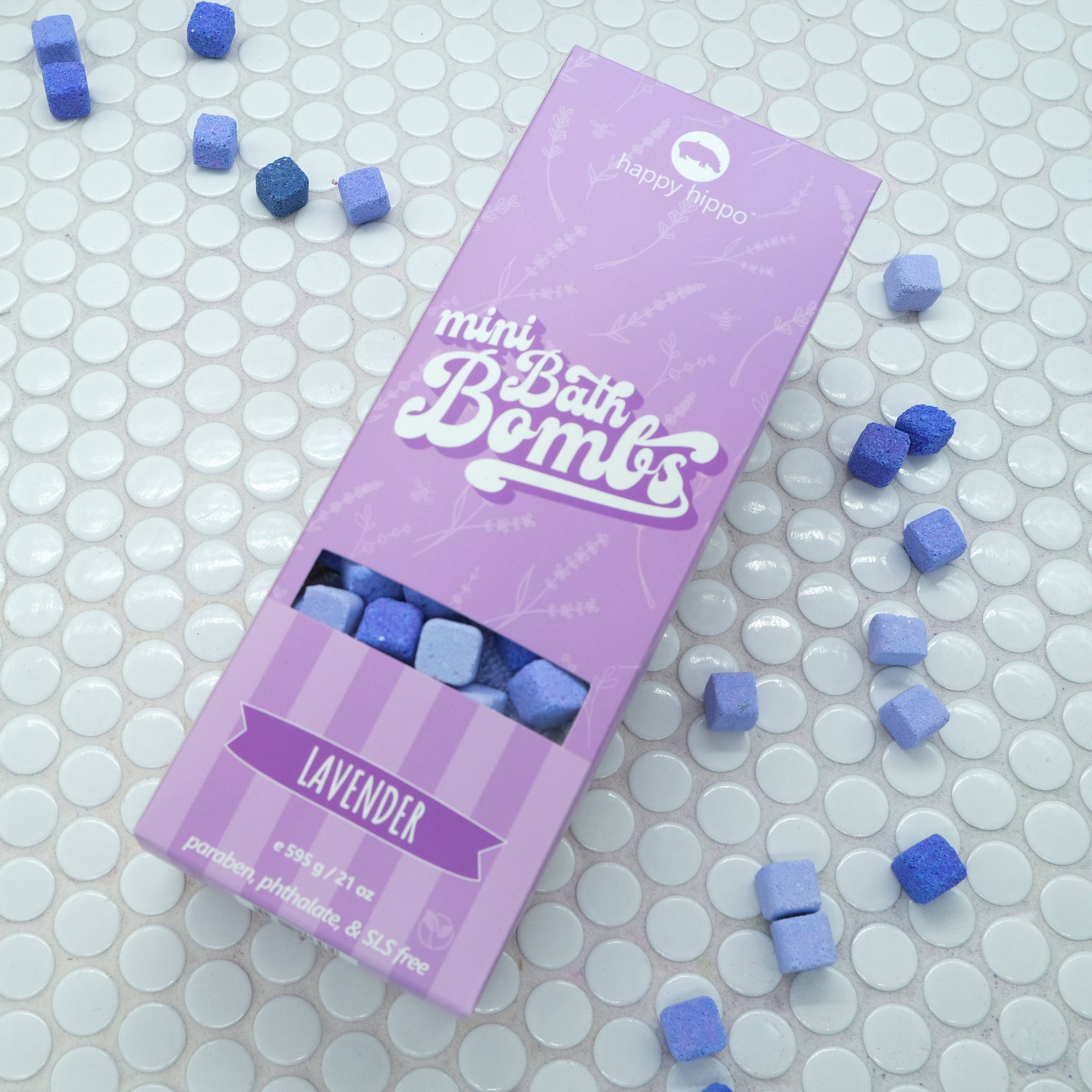 Lavender Mini Bubble Bombs- Box