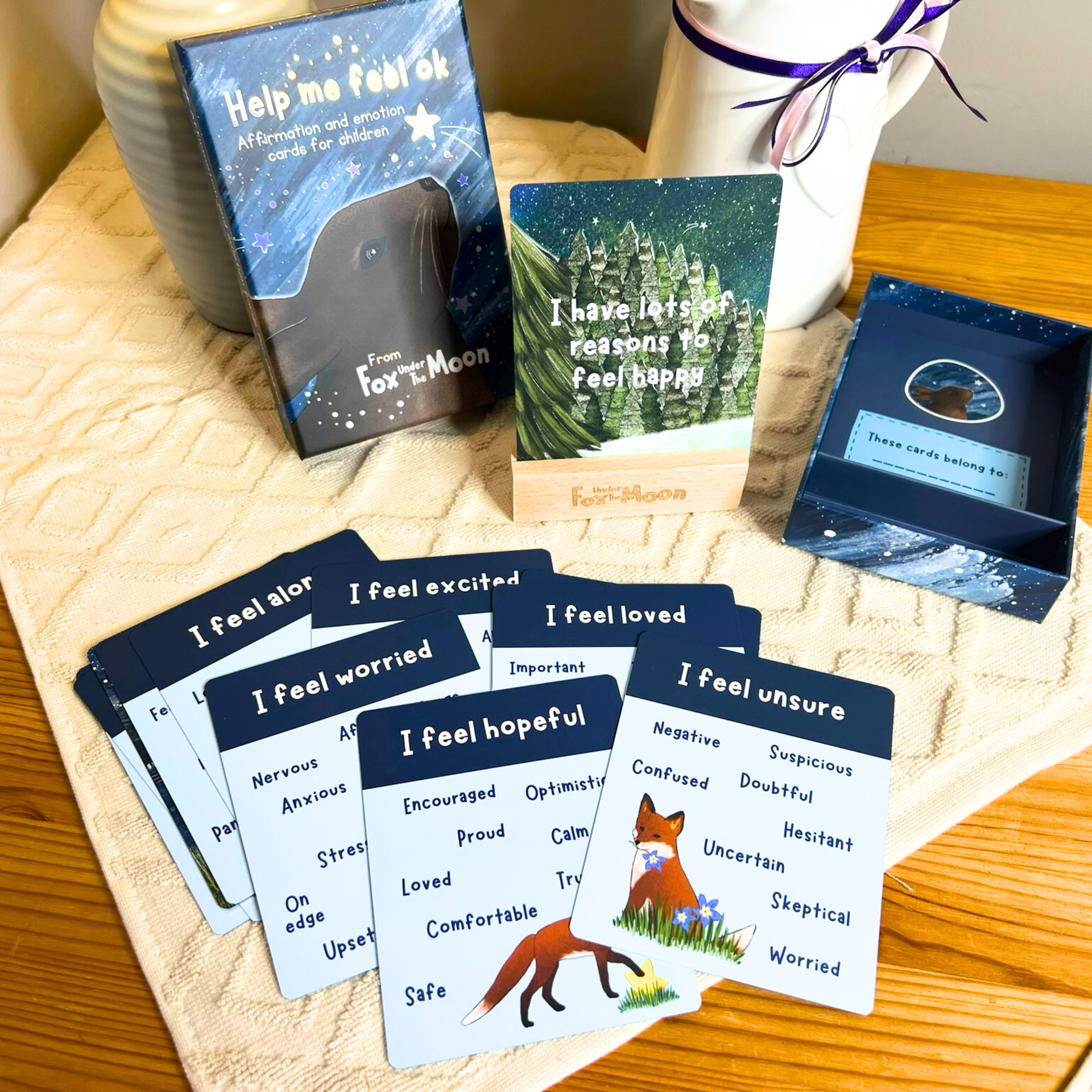 'Help Me Feel Ok' Affirmation & Emotion Cards for Children