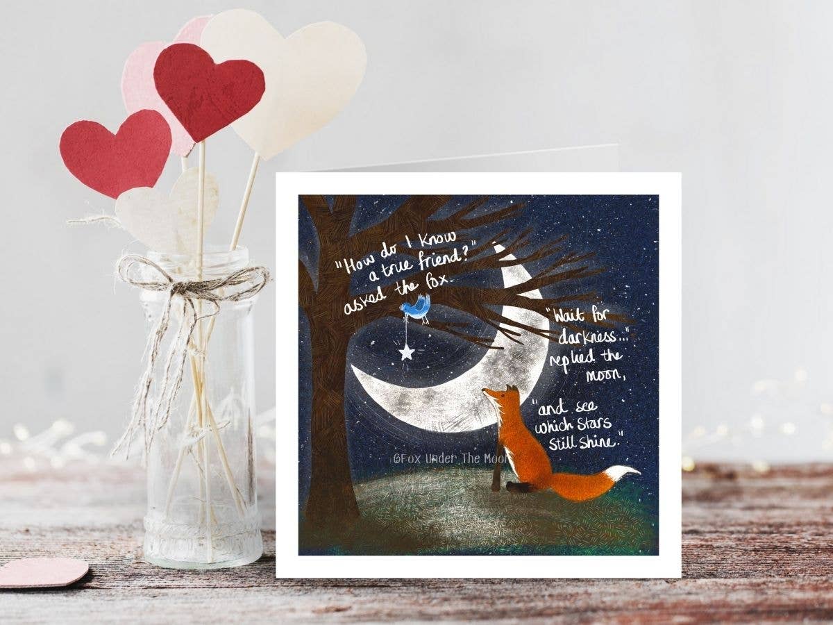 'A True Friend' Greeting Card