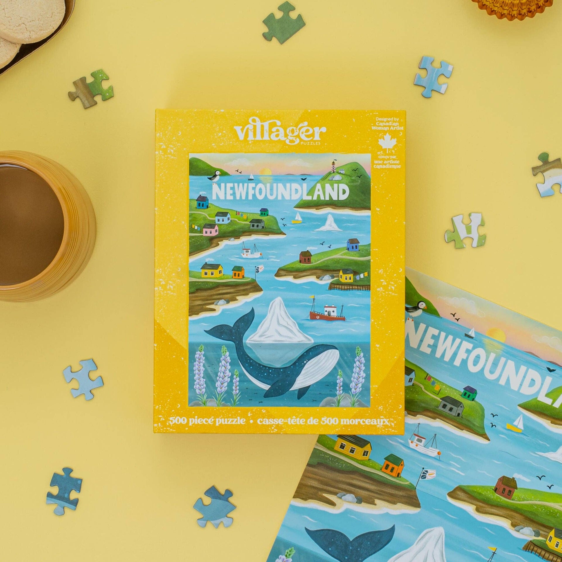 Villager Puzzles - Newfoundland Sites | 500-Piece Puzzle | Designed in Canada