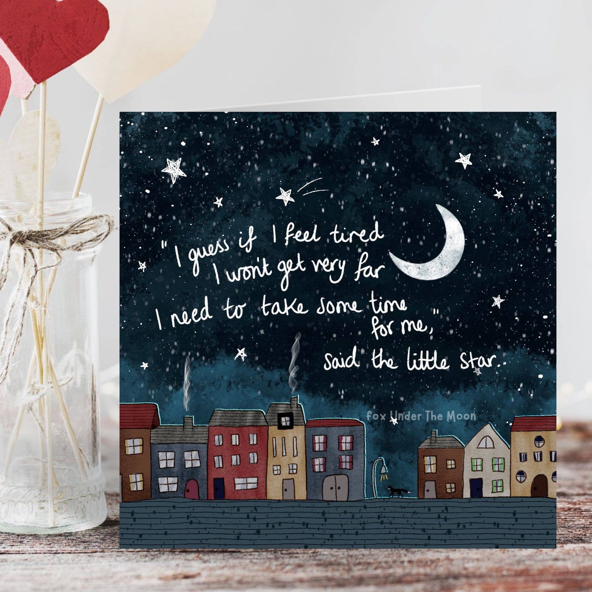 'Time For Me' Foiled Greeting Card