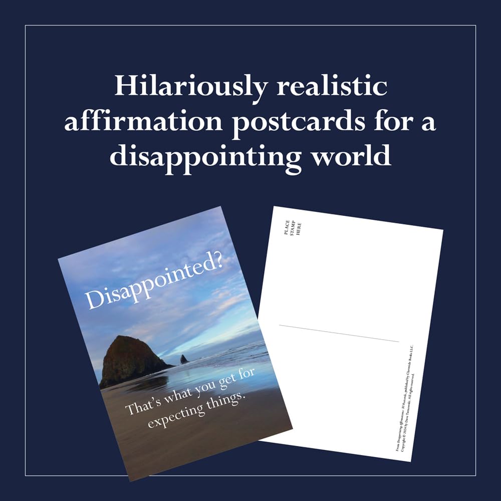 Disappointing Affirmations: 30 Postcards - 20 Disappointing Notecards and Envelopes