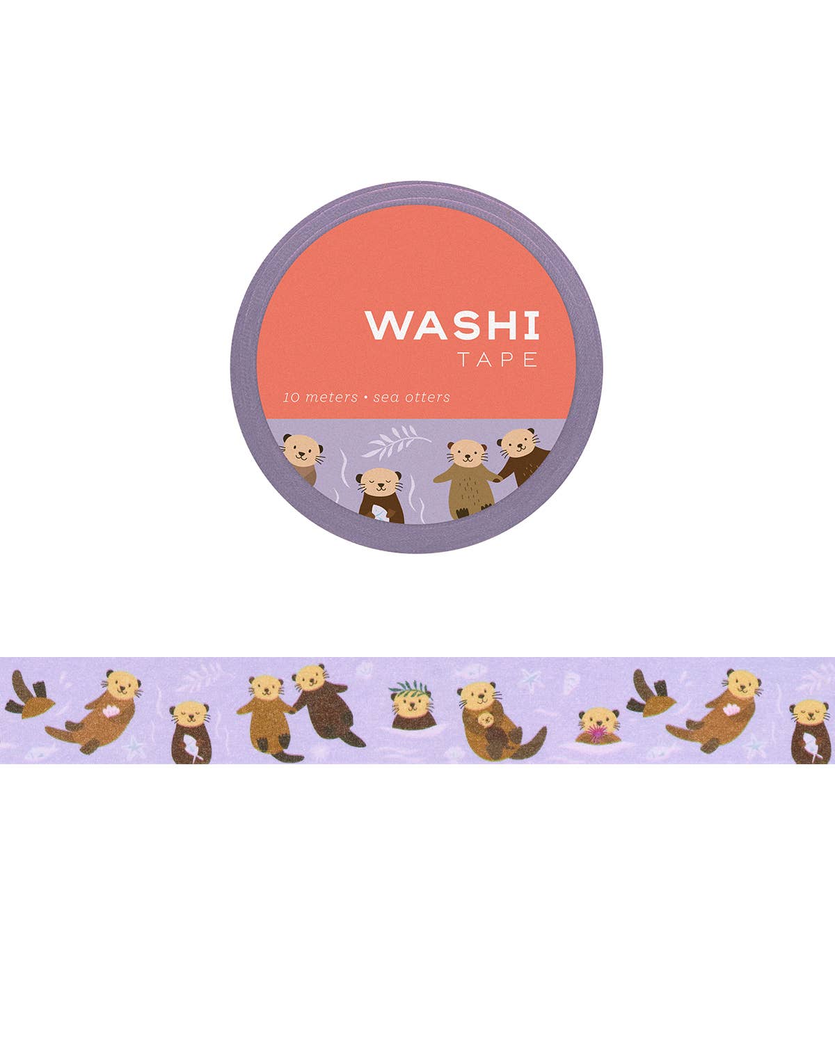Girl of All Work - Sea Otters Washi Tape
