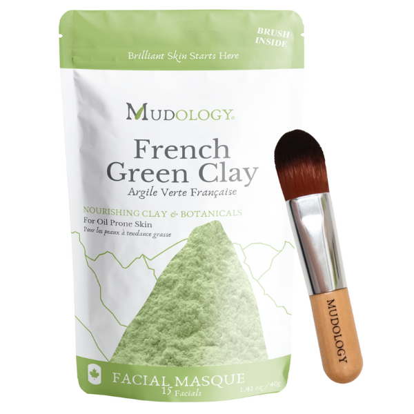 Mudology French Green Clay facial mask package