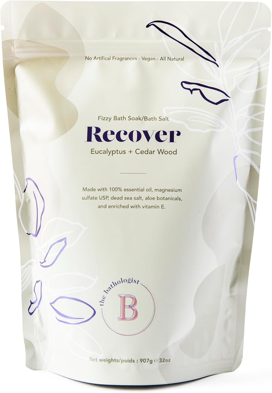 Bag of 'Recover' Fizzy Bath Soak