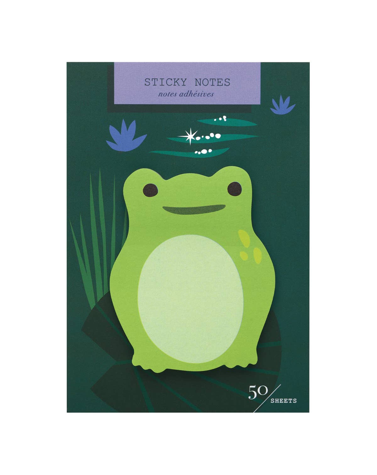 Girl of All Work - Frog Die Cut Sticky Notes