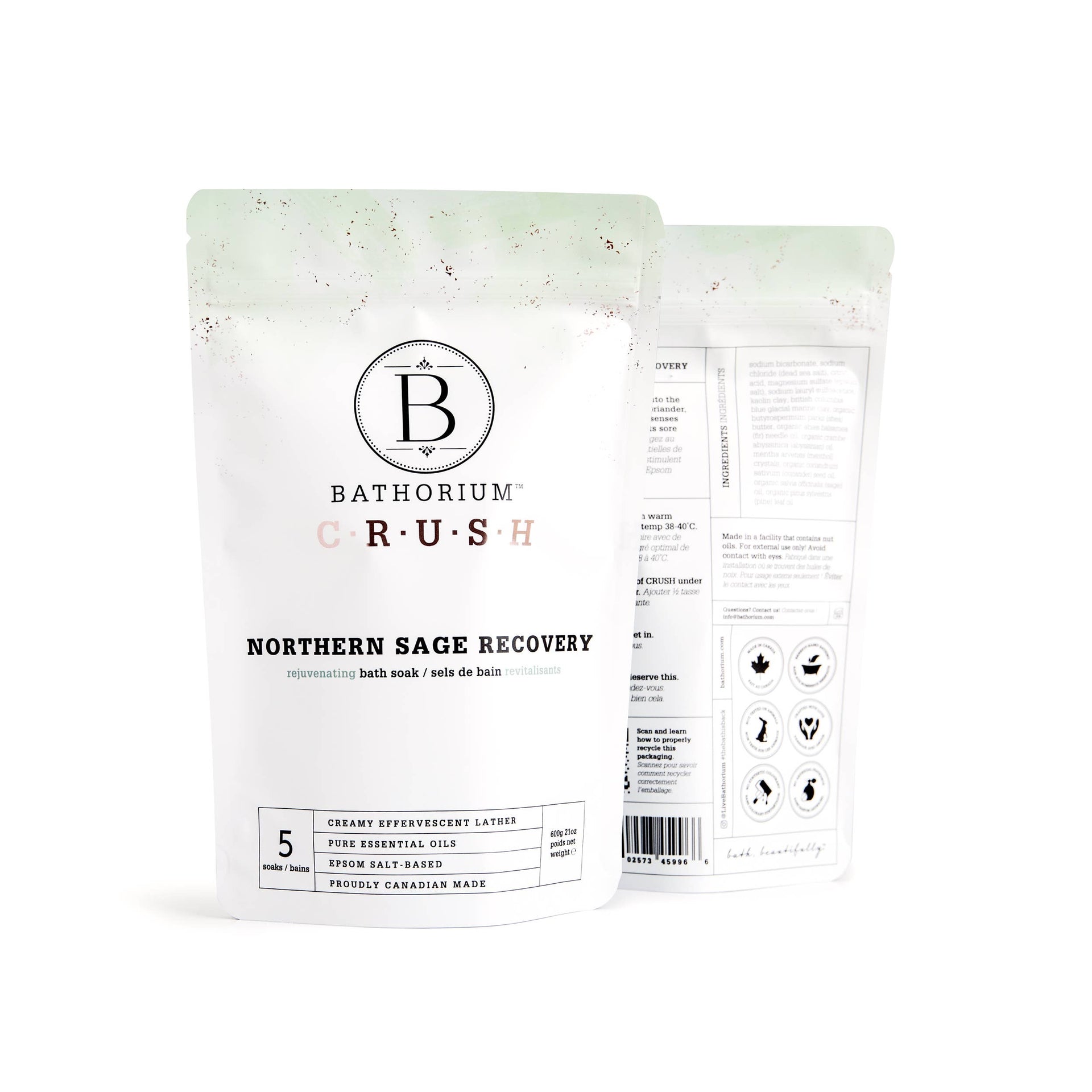 Northern Sage Recovery Bath Soak 600g