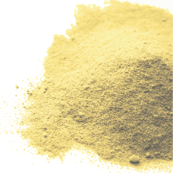 Close-up of yellow powder