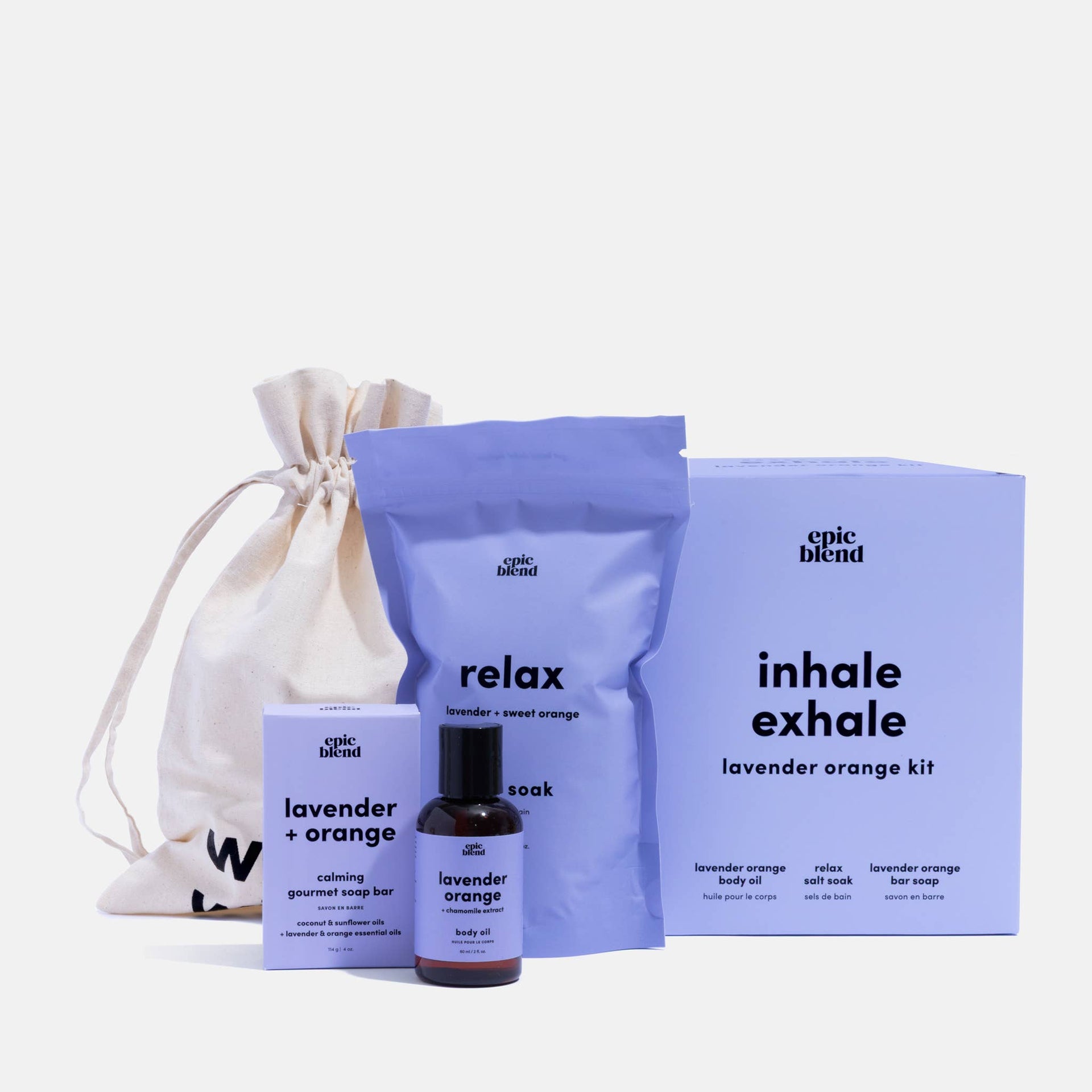 Inhale Exhale Lavender Orange Kit Bundle