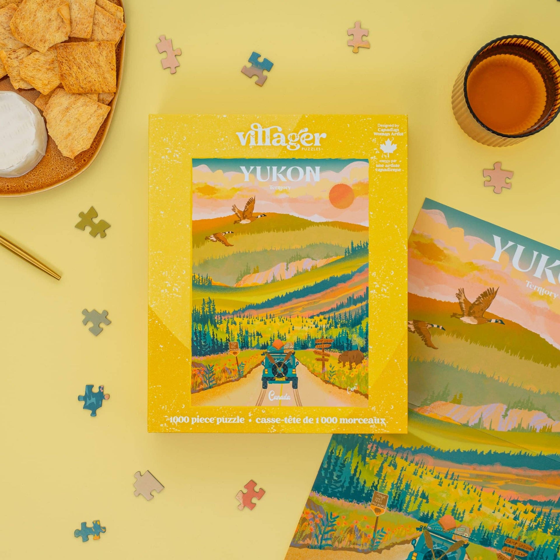 Villager Puzzles - Yukon Road Trip | 1000-Piece Puzzle | Designed in Canada