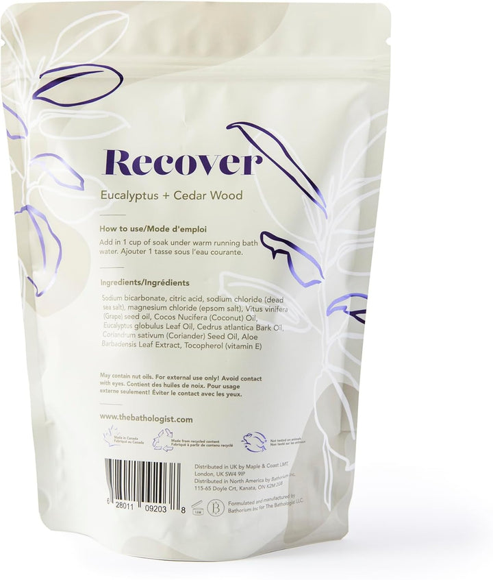 Package of 'Recover' with Eucalyptus and Cedar Wood
