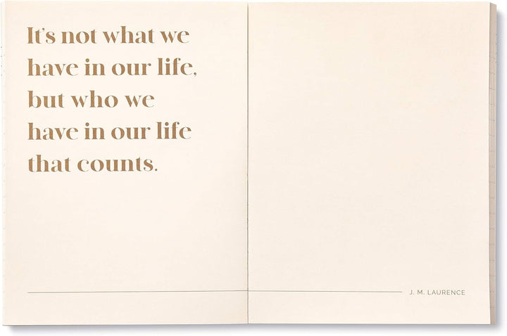 Notebook with a quote