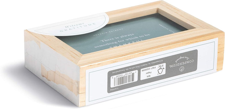 Wooden photo frame with a glass cover