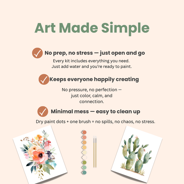Promotional graphic for 'Art Made Simple'