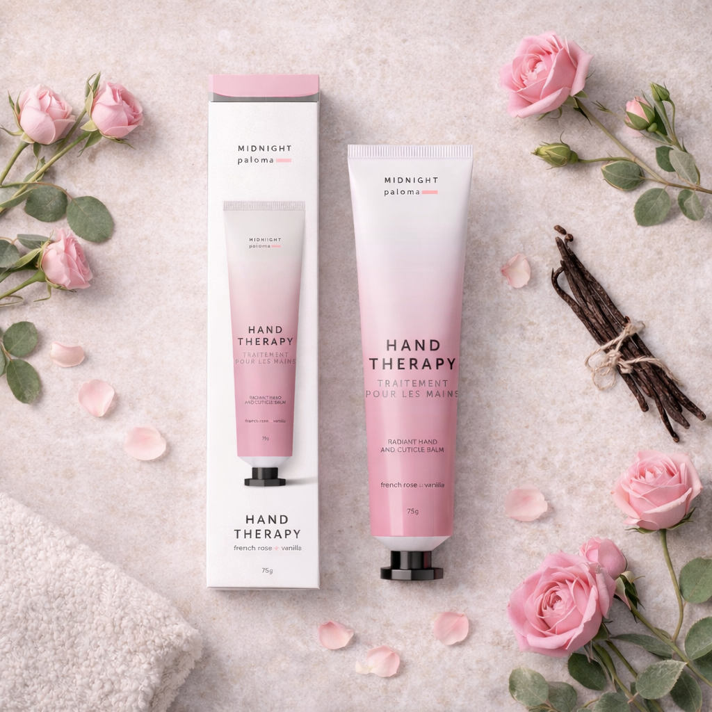 Midnight Paloma - *NEW!* French Rose + Vanilla Hand Therapy Collection