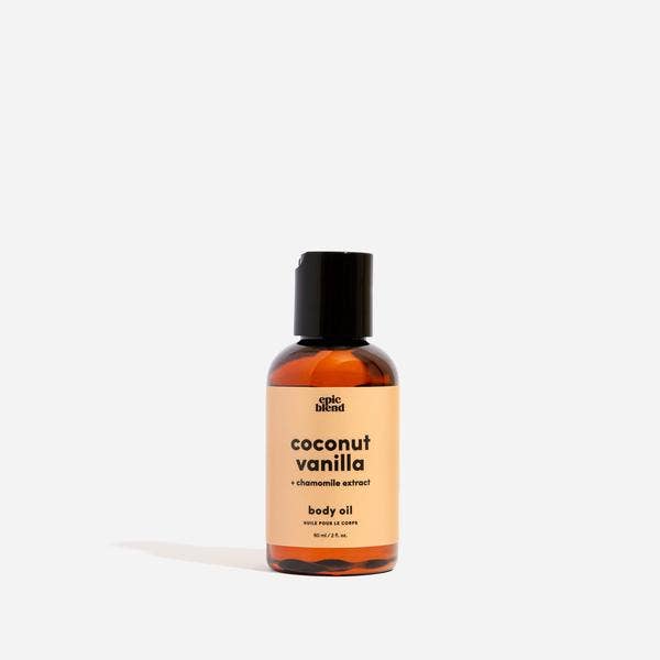 Coconut Vanilla Body Oil Vegan: 4oz