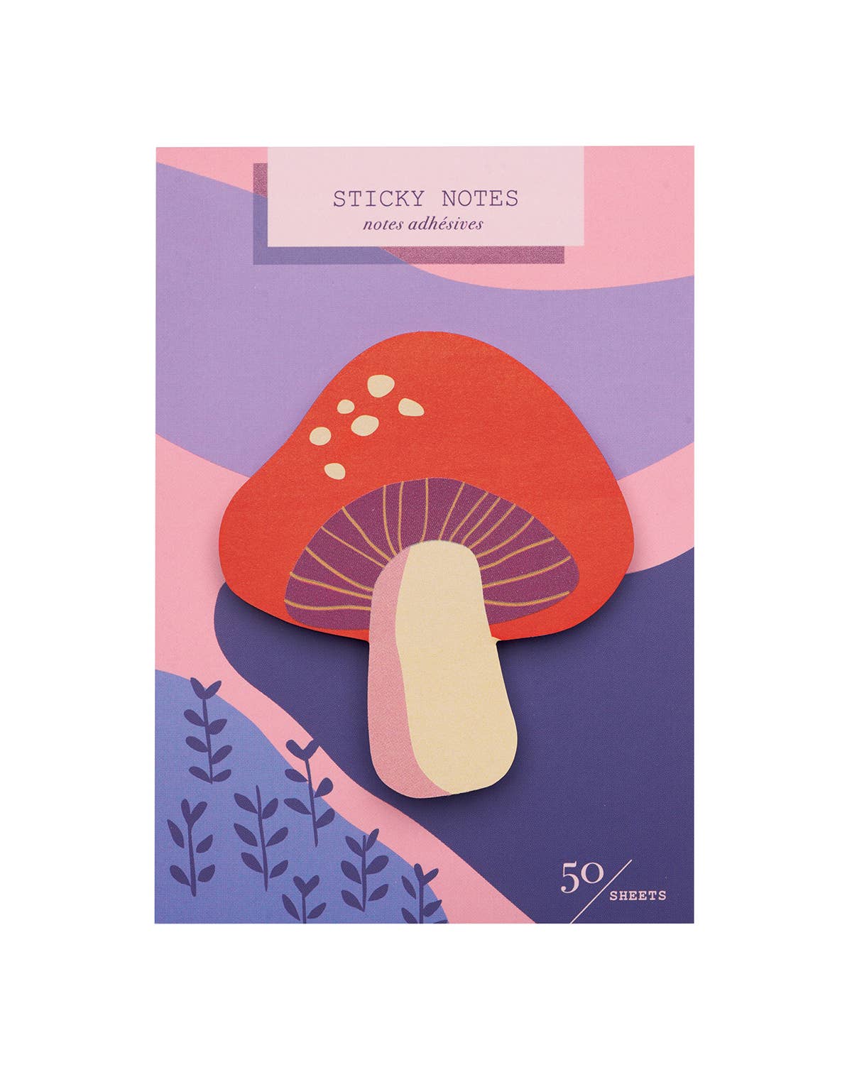 Girl of All Work - Mushroom Die Cut Sticky Notes