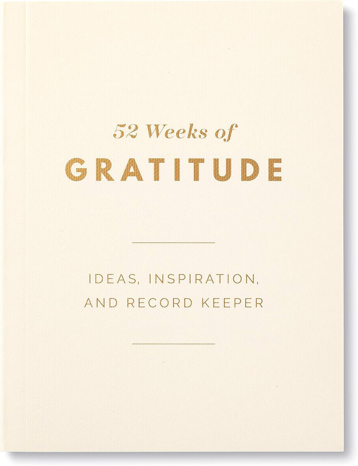 Book titled '52 Weeks of Gratitude'