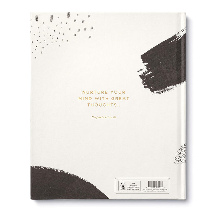 Book cover with abstract design and text