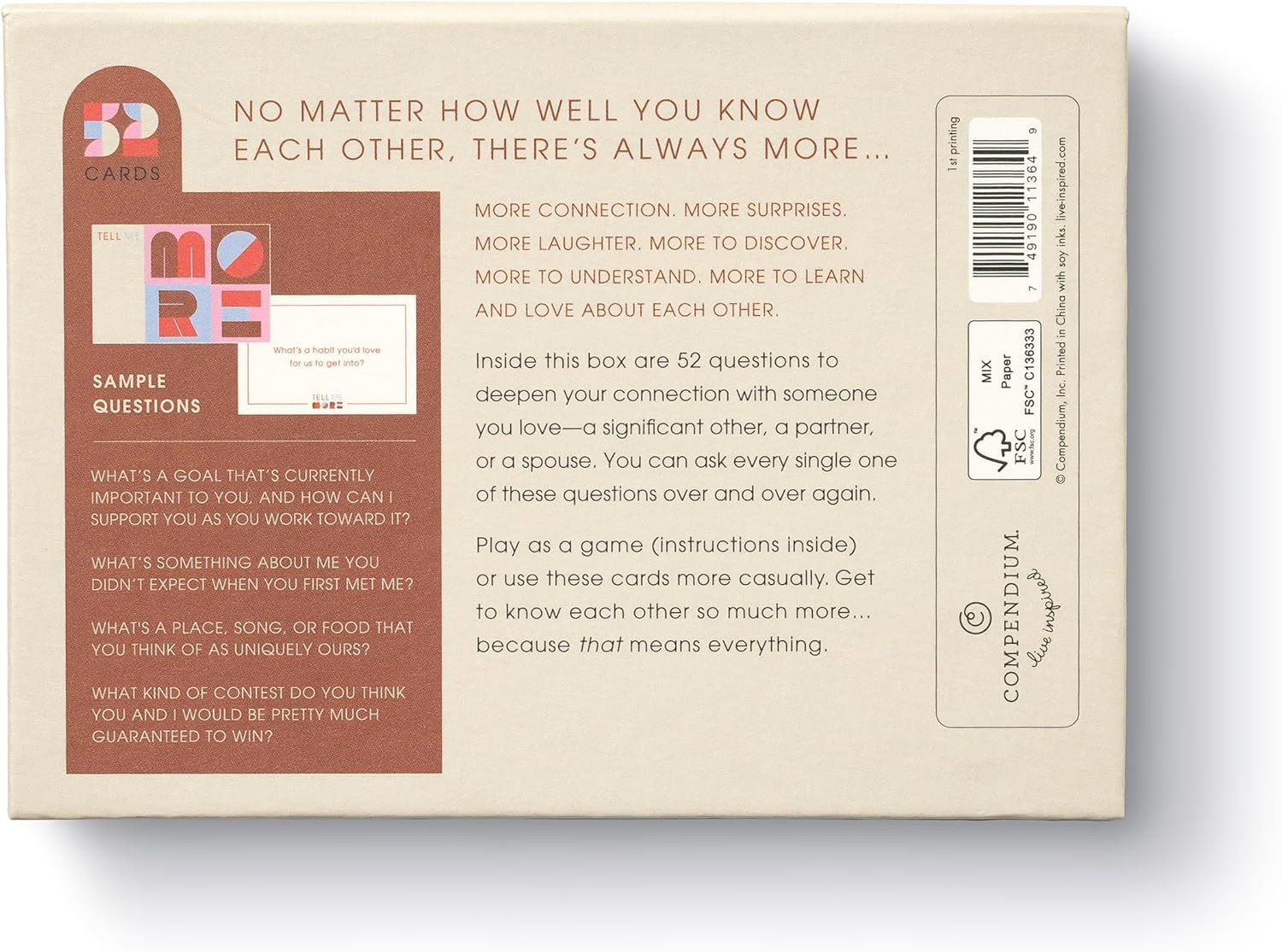 Card game box with text and design elements