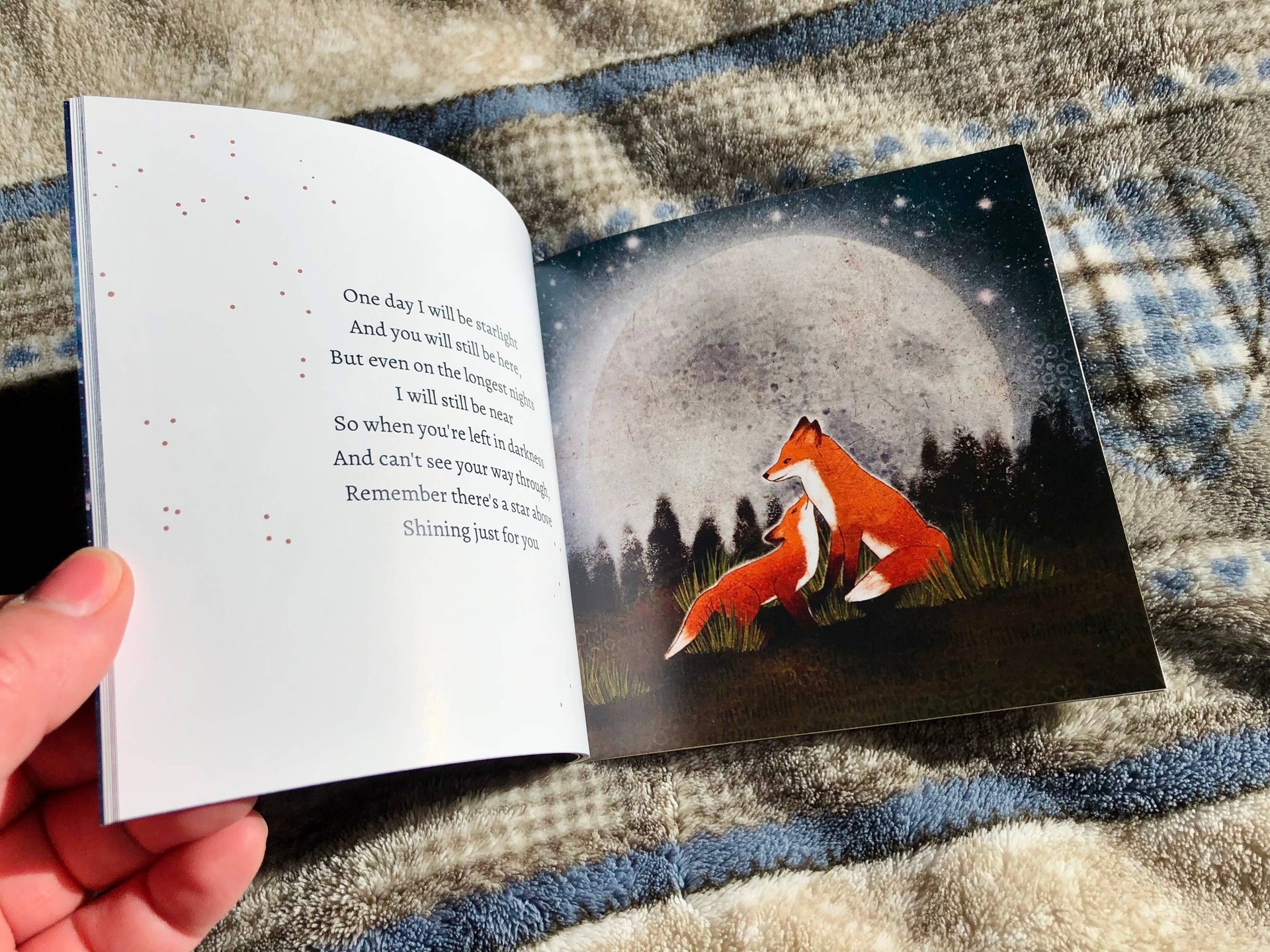 Fox Under The Moon - 'Watching From The Stars' Mini Book by Stacey McNeill