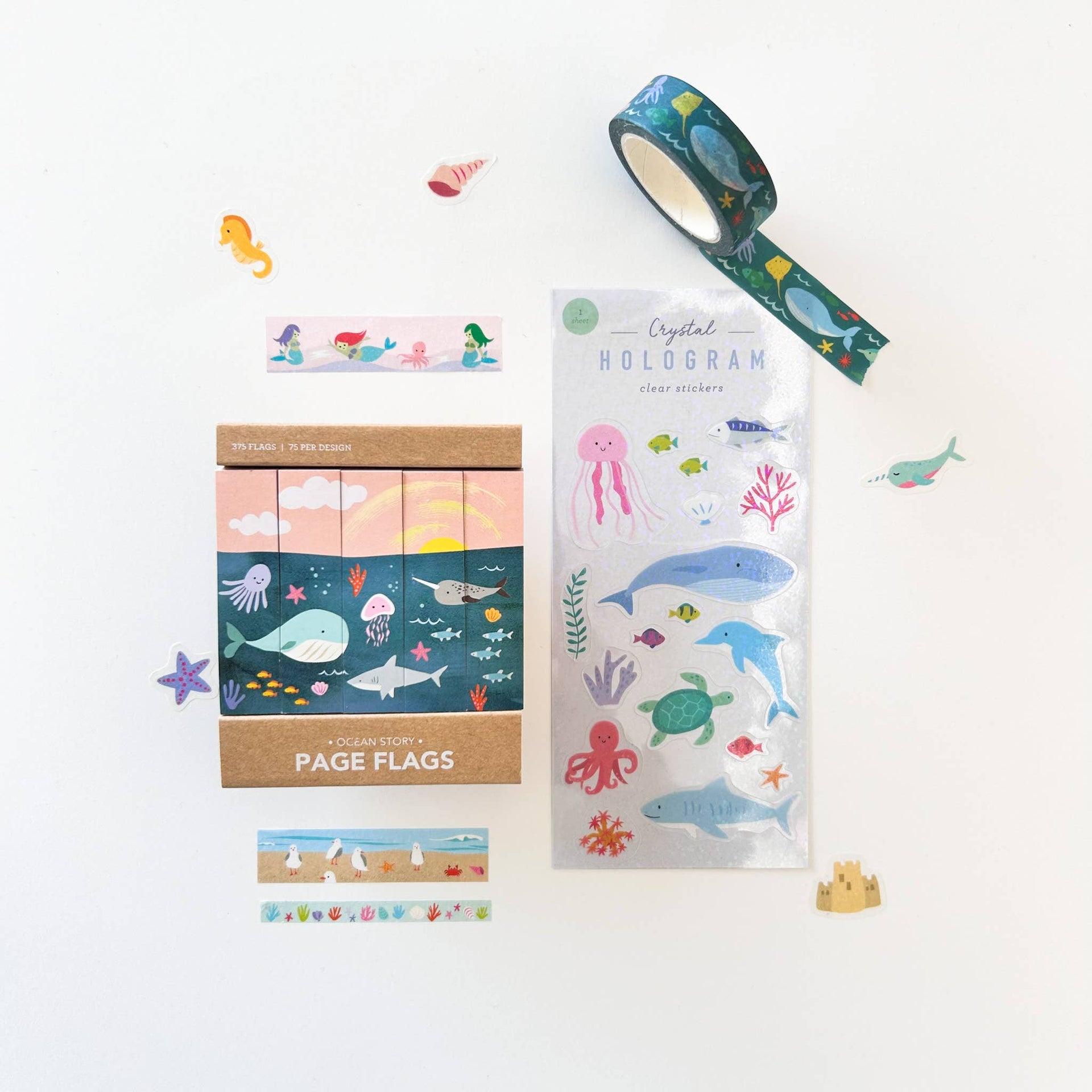 Girl of All Work - Sea Creatures Washi Tape