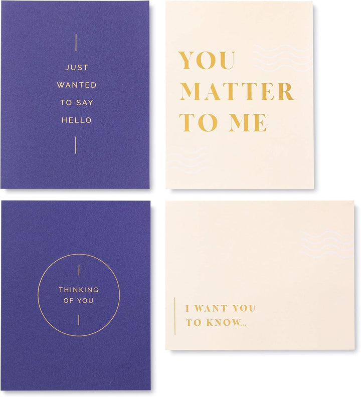 Four motivational cards with text