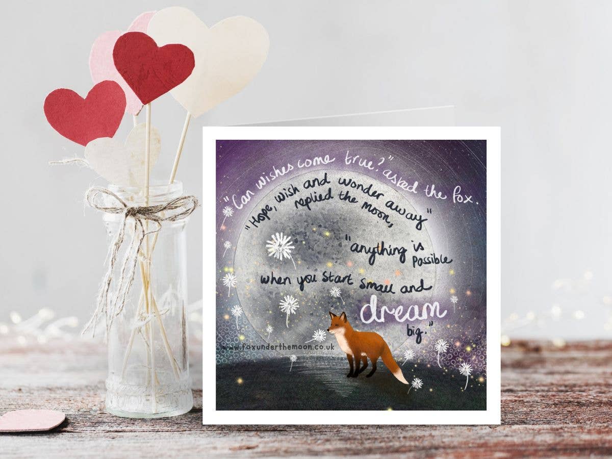 'Wishes' Greeting Card