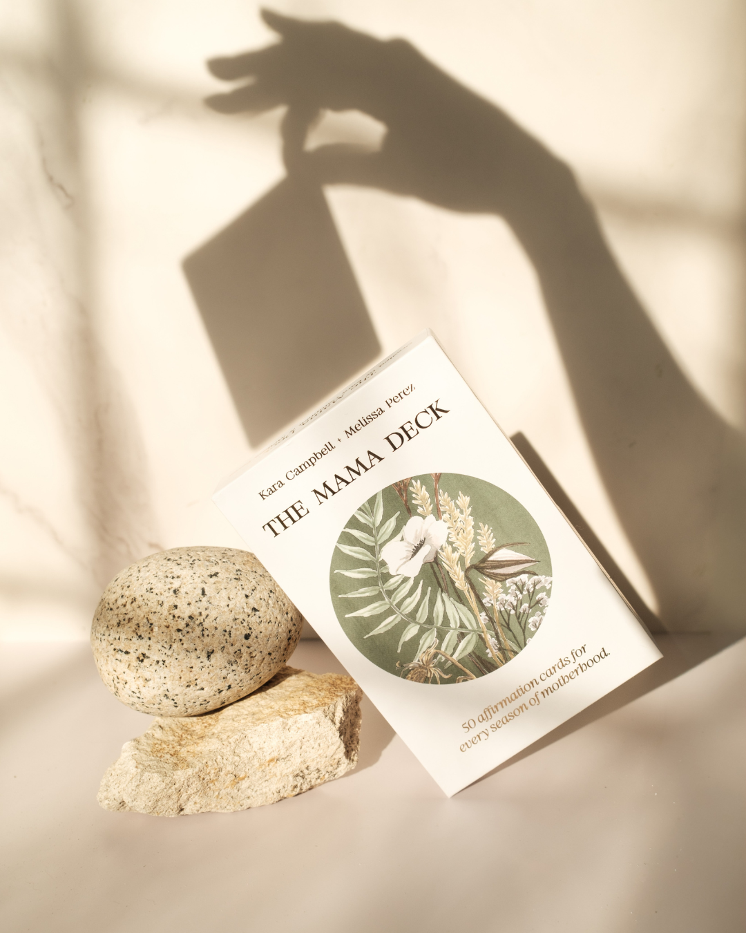 Mama Deck card with a hand shadow