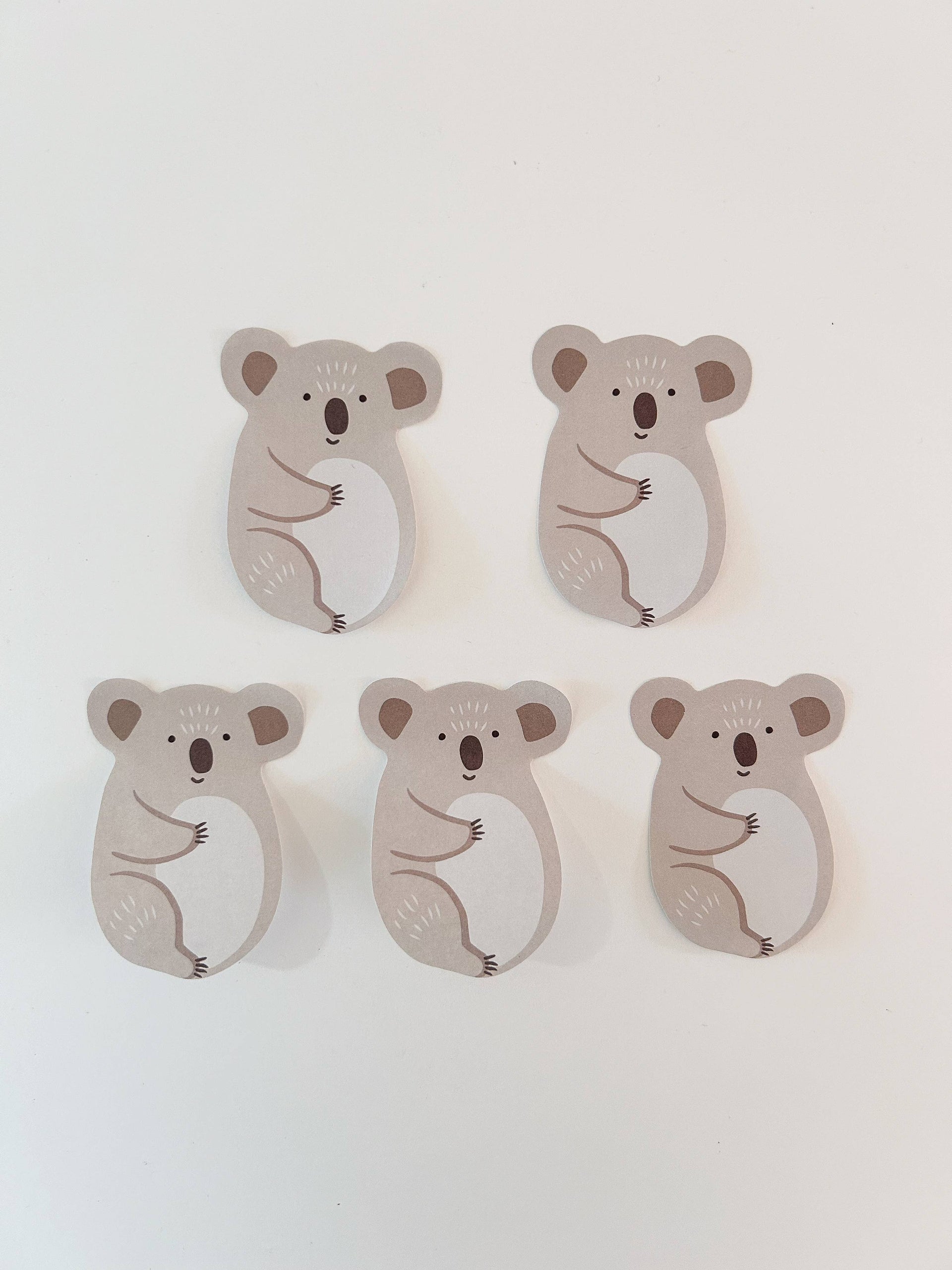 Girl of All Work - Koala Die Cut Single Sticky Notes