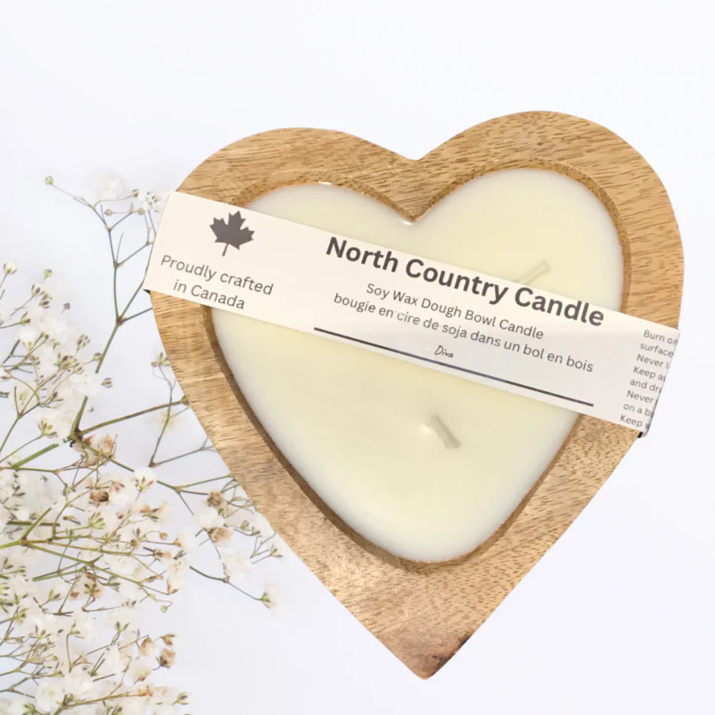 Sweetheart Dough Bowl Candle | Lavender Sage