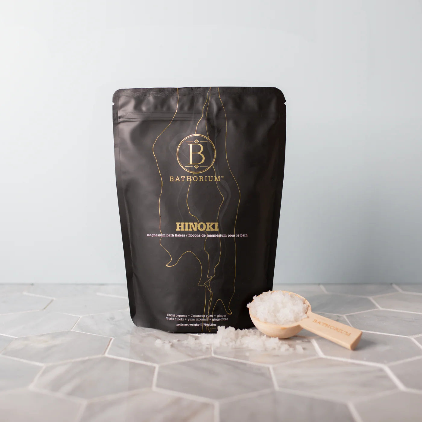 Batherium Hinoki product packaging