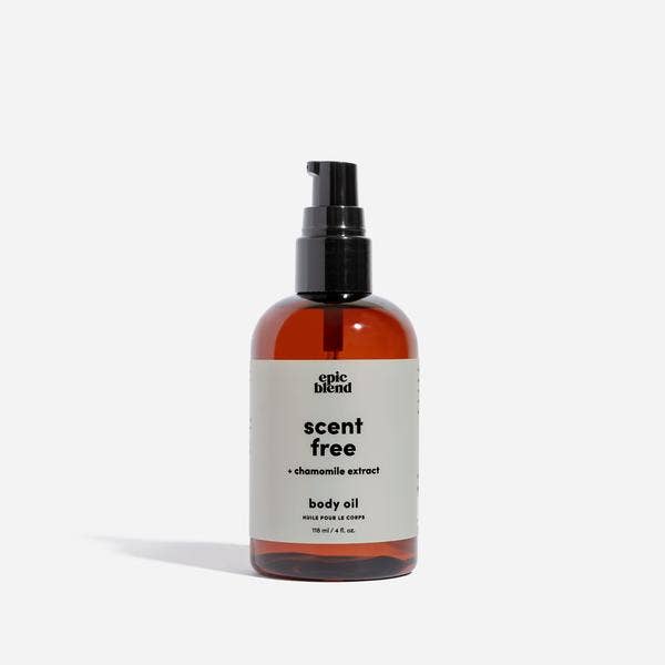 Scent Free Body Oil Vegan: 4oz
