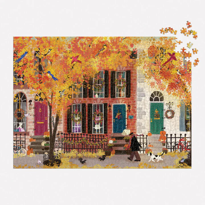 Autumn in the Neighborhood | 1000 Piece Puzzle