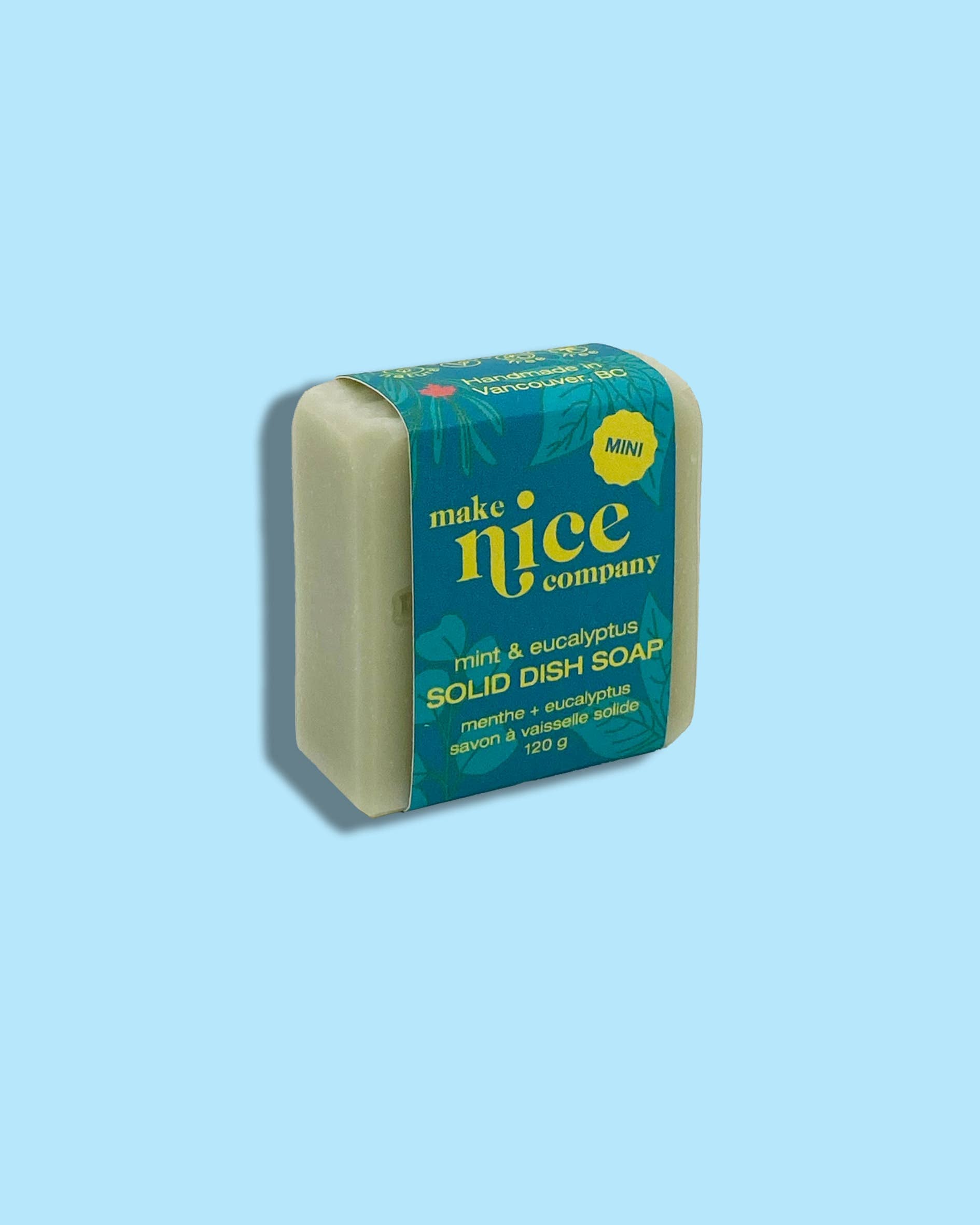 Mini Solid Dish Soap | Mint + Eucalyptus