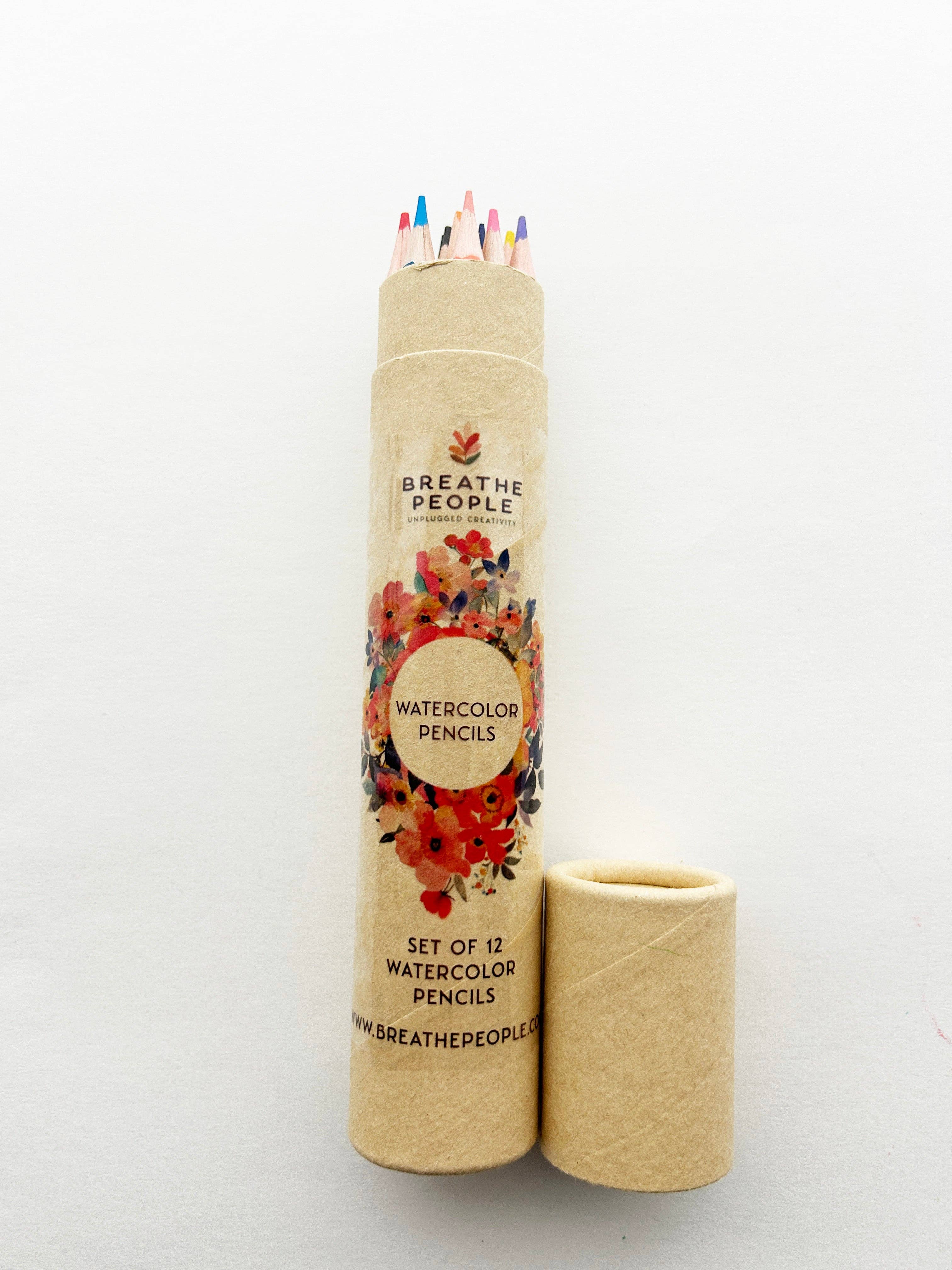 Breathe People watercolor pencils set