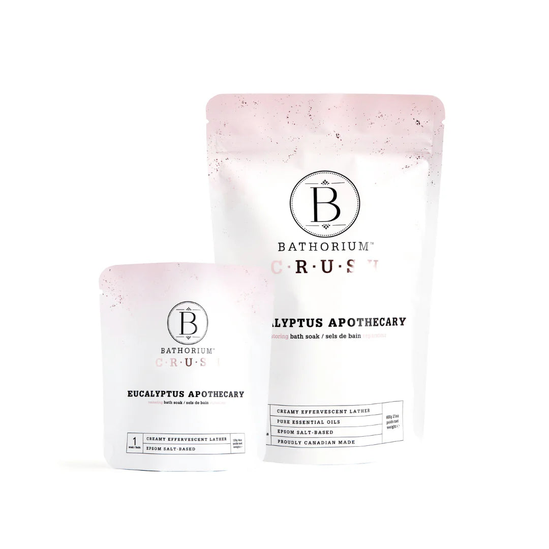 Two Bathorium products on a white background