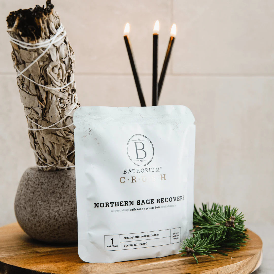 bathorium crush bath soak northern sage recovery