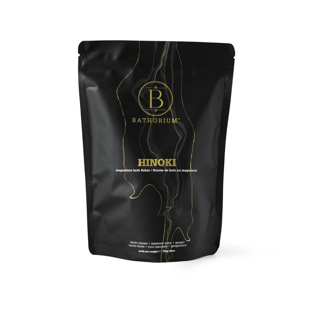 Black packaging of Bathorium Hinoki