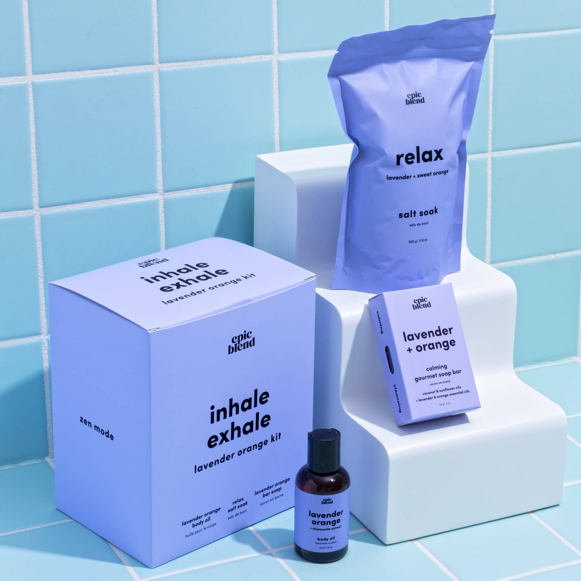 Inhale Exhale Lavender Orange Kit Bundle