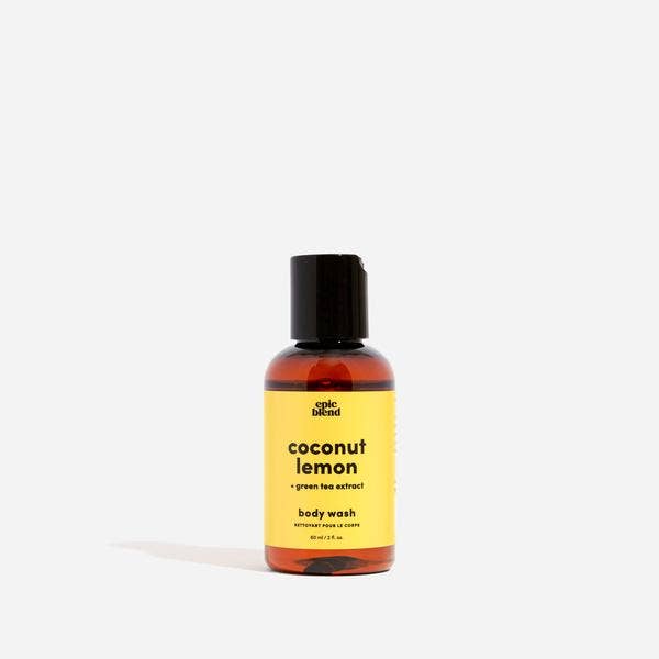 Coconut Lemon Body Wash Vegan: 8oz