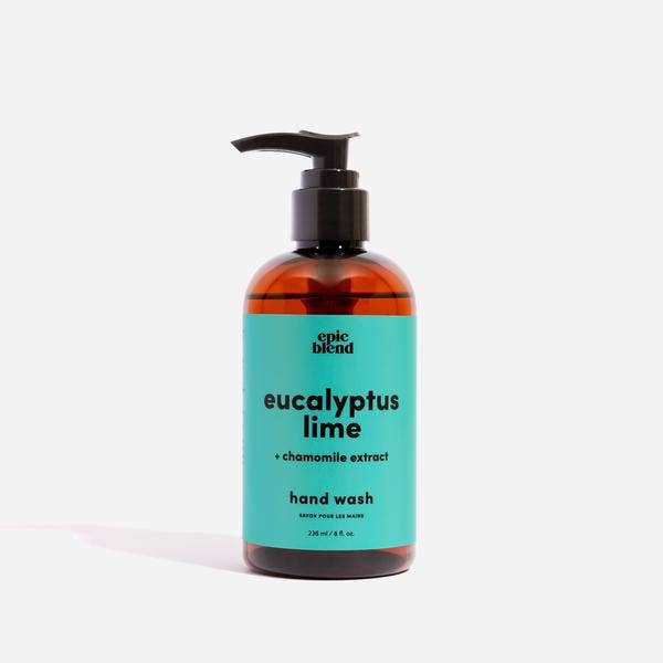 Eucalyptus Lime Hand Soap Vegan: 8oz