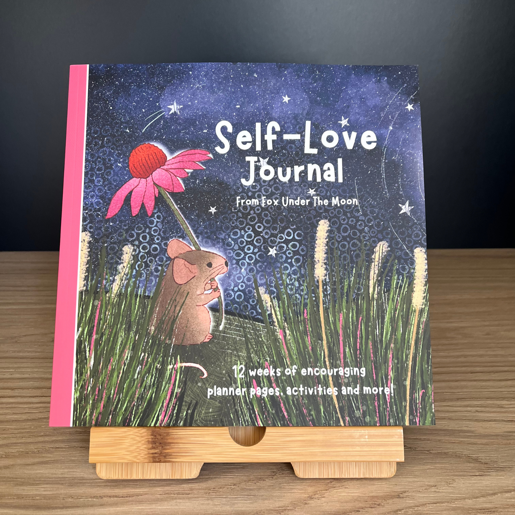 Fox Under The Moon - Self Love Journal - Paperback