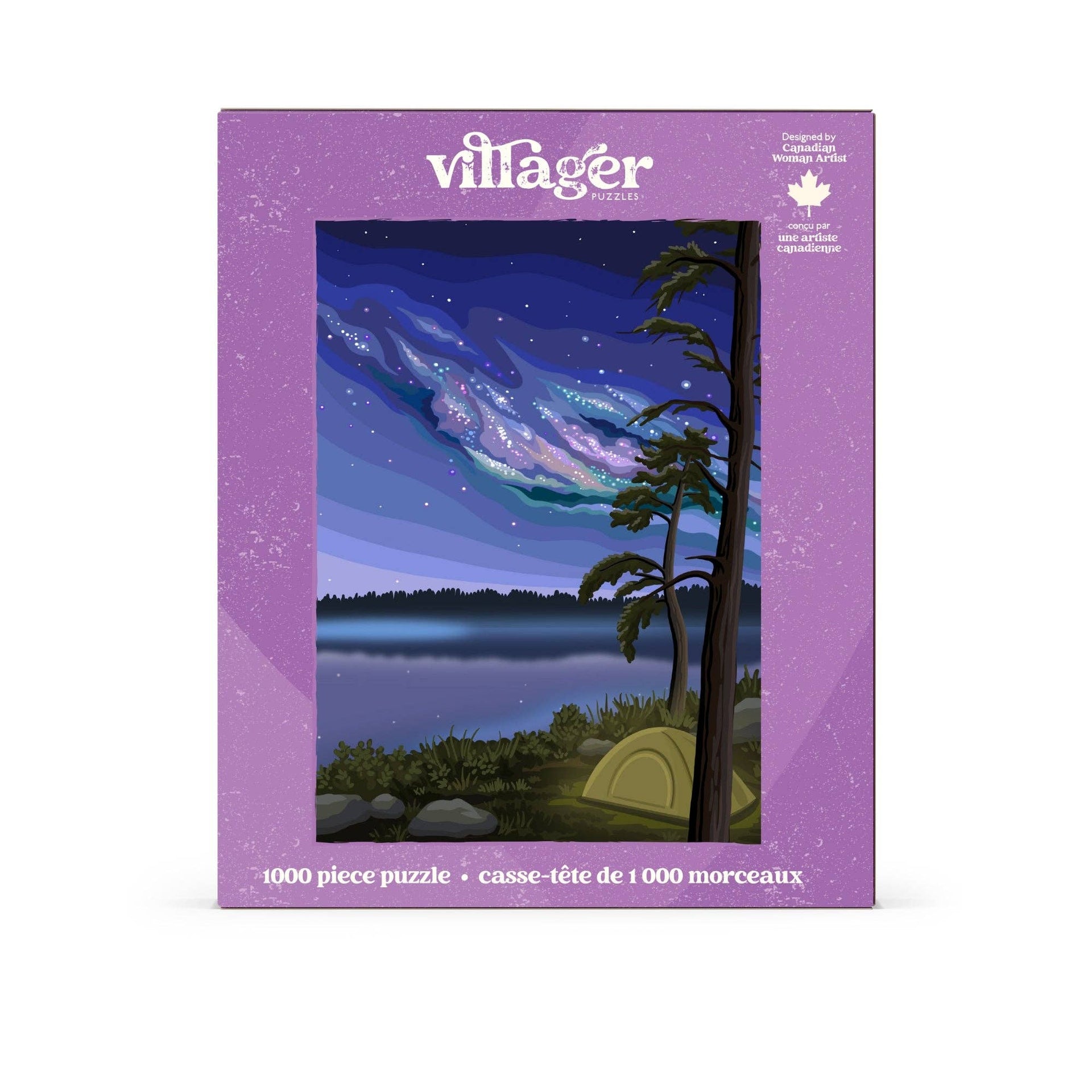 Villager Puzzles - Northern Camping | 1000-Piece Puzzle | Designed in Canada