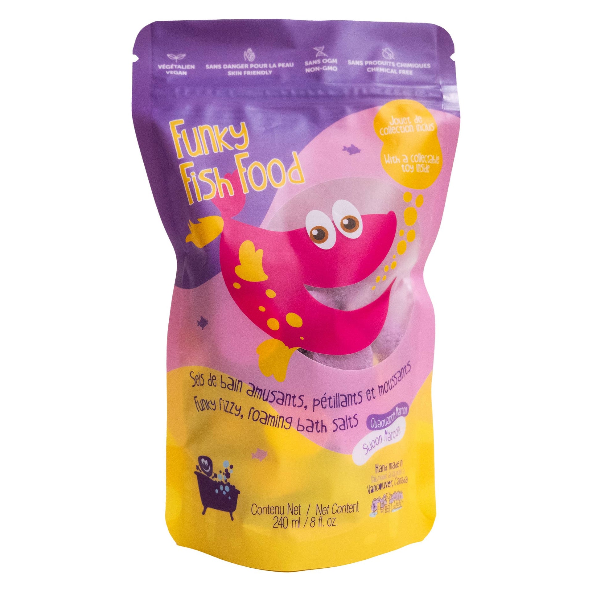 Loot Toy Company - Funky Fish Food - Swoon Maroon