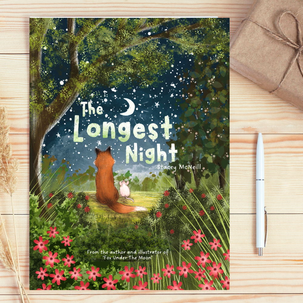 Fox Under The Moon - 'The Longest Night' Paperback Book + bookmark