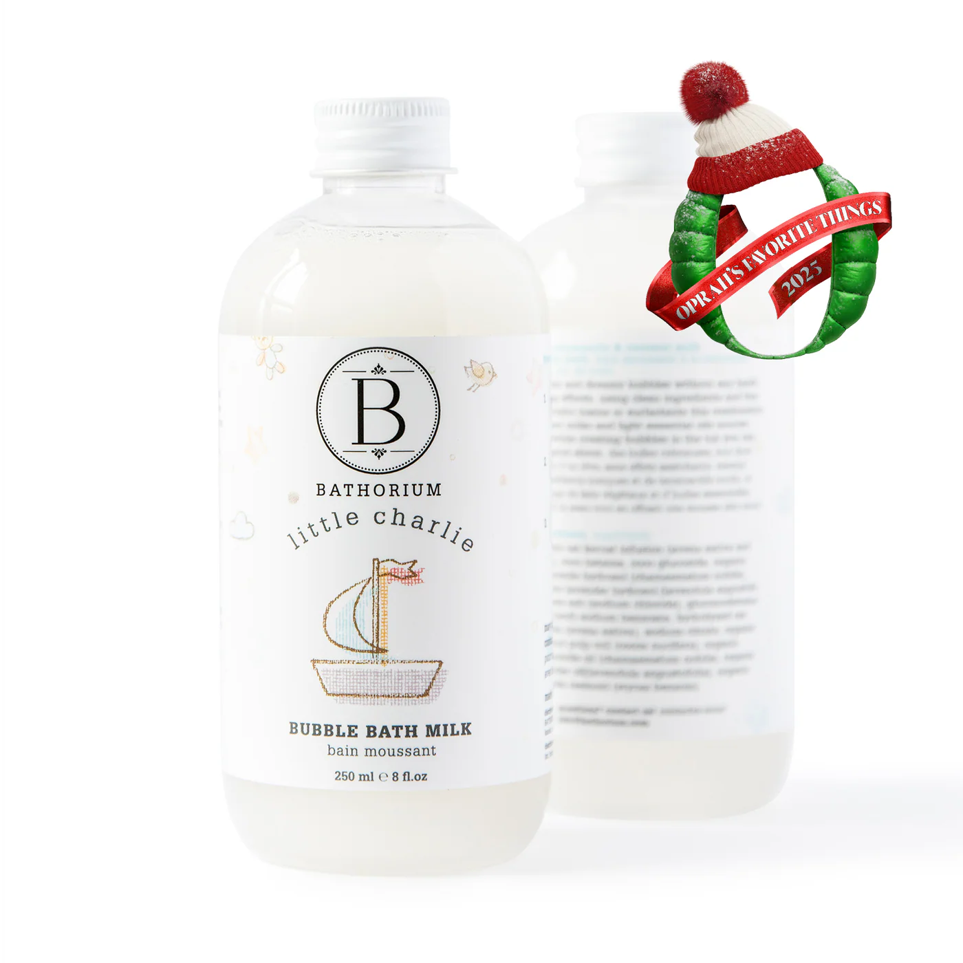 Bathorium bubble bath milk bottle